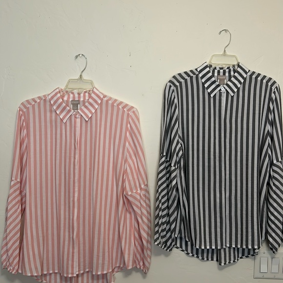 Chico's Tops - (2) Striped Chico’s Blouse